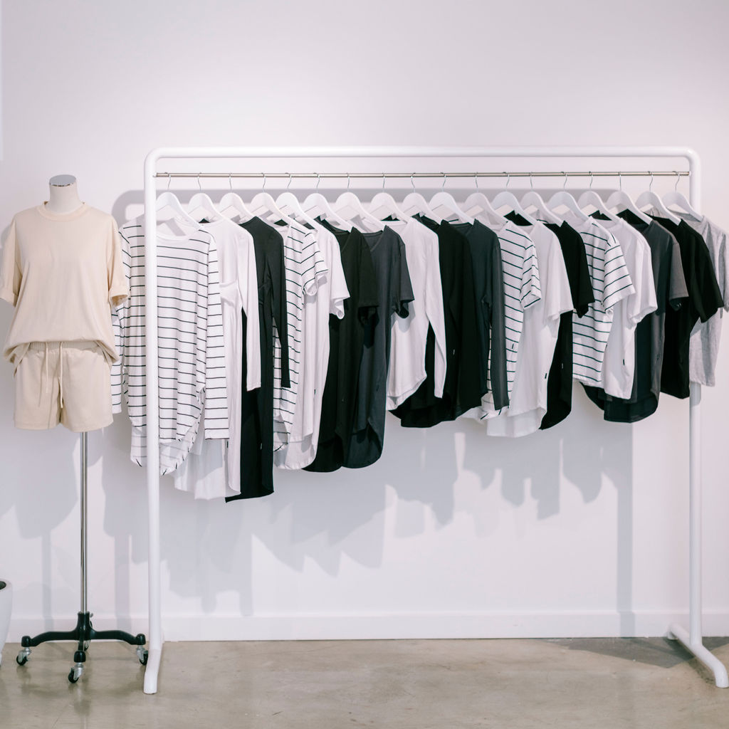 Unzipped Fashion Management showroom rack